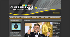 Desktop Screenshot of cinephiletv.com